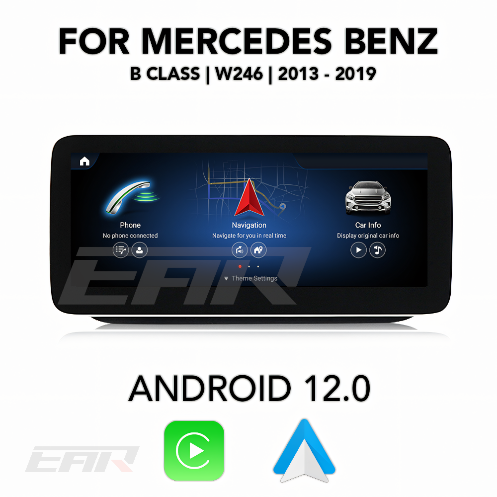 Mercedes Benz B Class Android 13.0 (W246) Multimedia 10.25