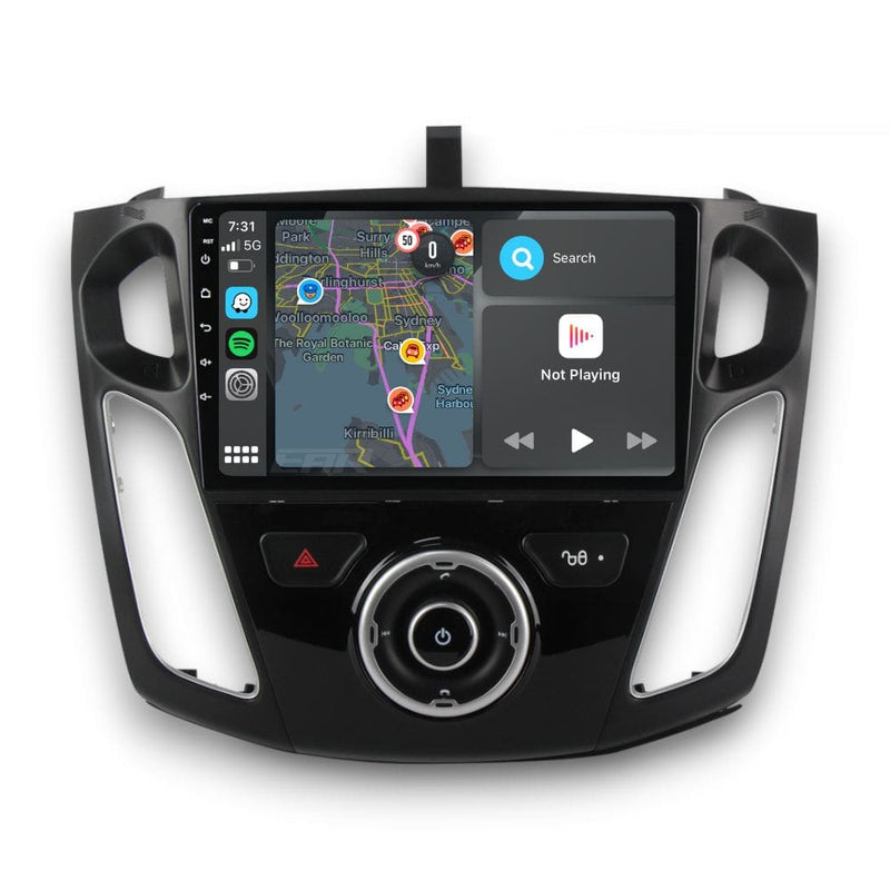 Ford Focus (2012 - 2018) Multimedia 9" Touchscreen Display + Built-In Wireless Carplay & Android Auto