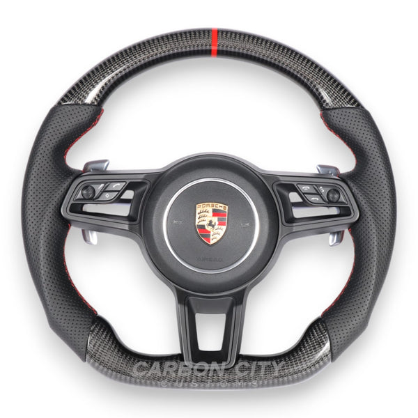 Porsche Customizable Steering Wheel - Carbon City Customs
