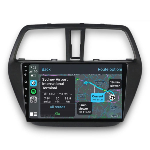 Suzuki S-Cross (2012 - 2016) Multimedia 9" Touchscreen Display + Built-In Wireless Carplay & Android Auto