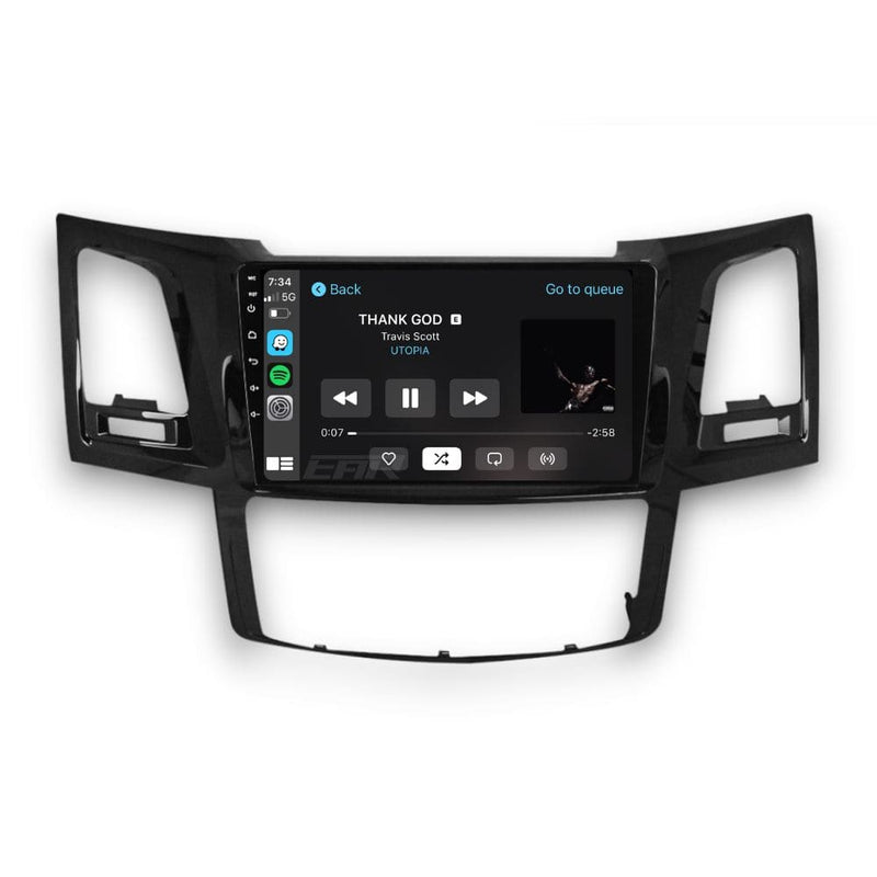 Toyota HiLux (2004 - 2014) Multimedia 9" Touchscreen Display + Built-In Wireless Carplay & Android Auto
