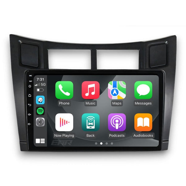 Toyota Yaris (2005 - 2011) Multimedia 9" Touchscreen Display + Built-In Wireless Carplay & Android Auto