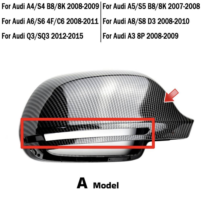 Audi A3/S3/RS3/A4/S4/RS5/A6/S6/RS6/A8/S8/Q3/SQ3 |  B8/B8.5/8K/4F/C6/D3/8P Dynamic Sequential Smoked Mirror Indicator Blinker | 2008 - 2016 - Euro Active Retrofits