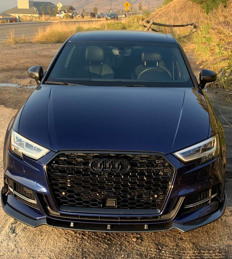 Audi A3/S3 RS Style Honeycomb Customizable Front Grille | 2017 - 2019 | 8V.5 - Euro Active Retrofits