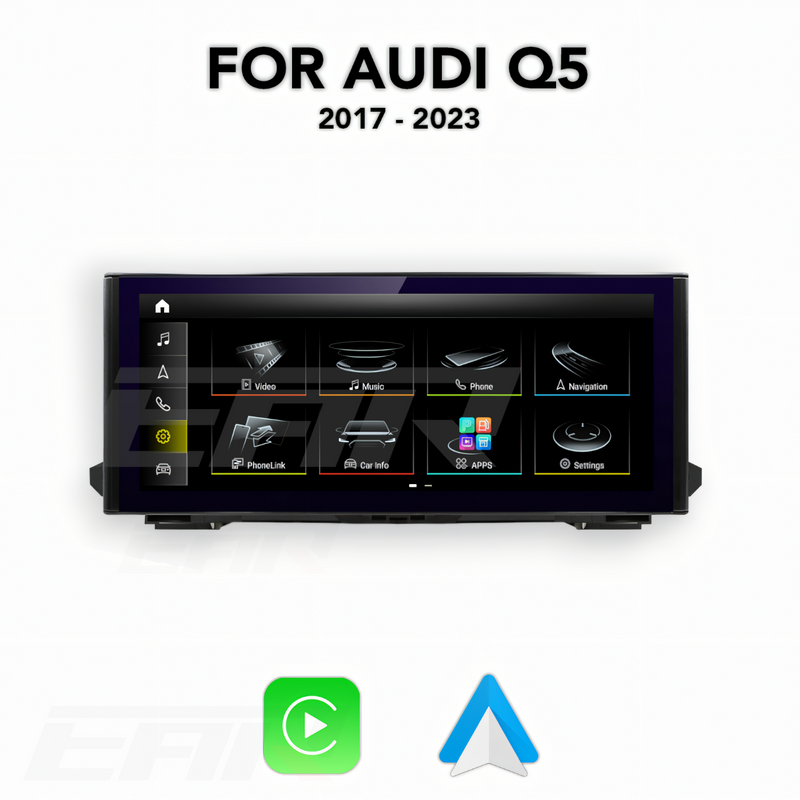 Audi Q5/SQ5/RSQ5 (B9) Android 12.0 Multimedia 10.25"/12.5" Touchscreen Display + Built-In Wireless Carplay & Android Auto | 2017 - 2023 | LHD/RHD - Euro Active Retrofits