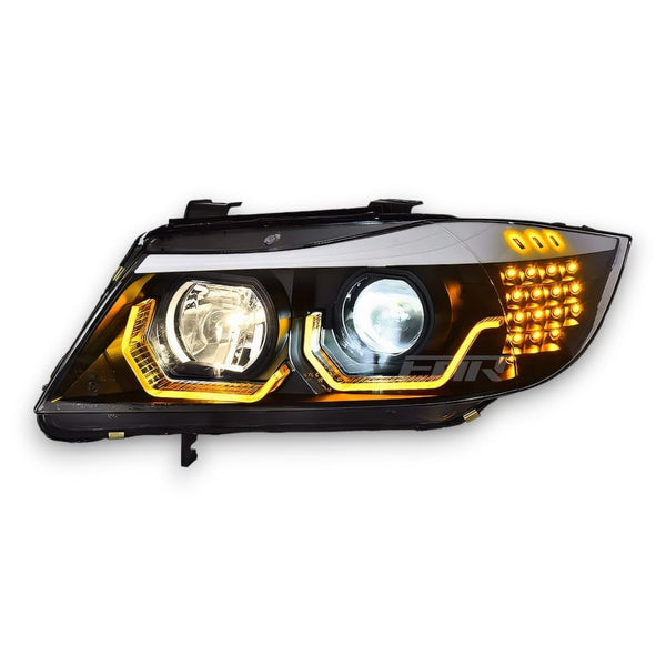 EuroLuxe BMW 3 Series E90 3D LED Headlights (2005 - 2012) (Plug & Play) - Euro Active Retrofits