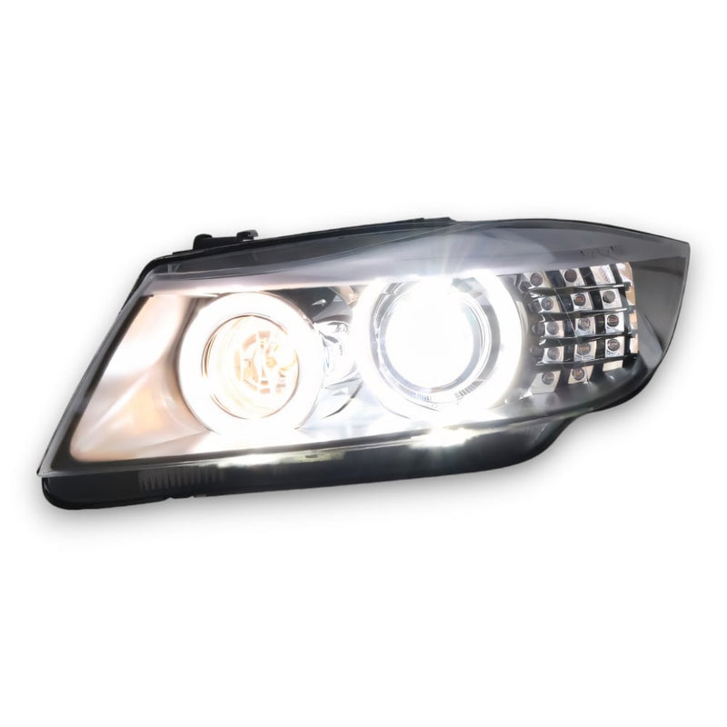 EuroLuxe BMW 3 Series E90 Angel LED Headlights (2005 - 2012) (Plug & Play) - Euro Active Retrofits