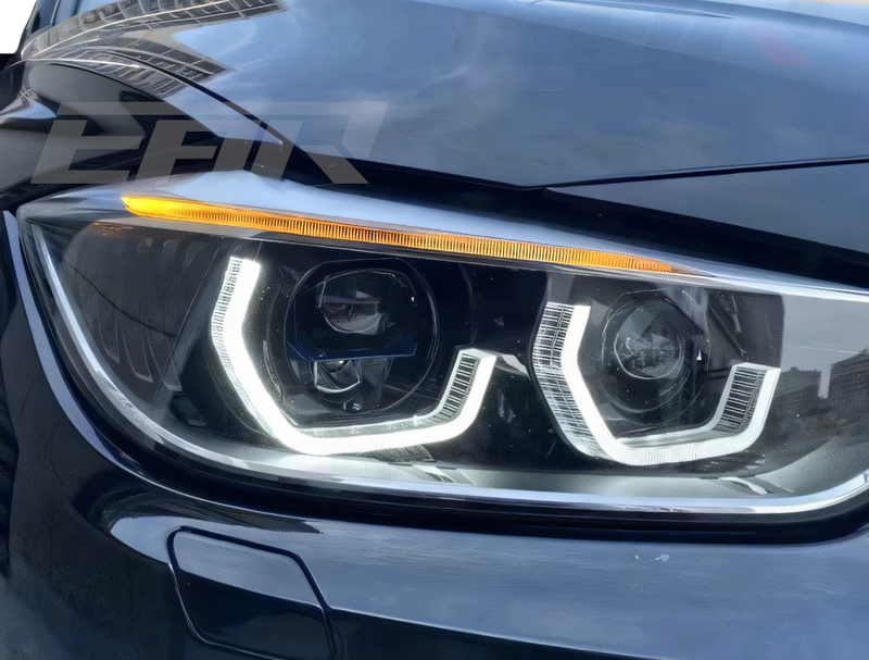 EuroLuxe BMW 3 Series F30 Hex LED Headlights (2011 - 2019) (Plug & Play)