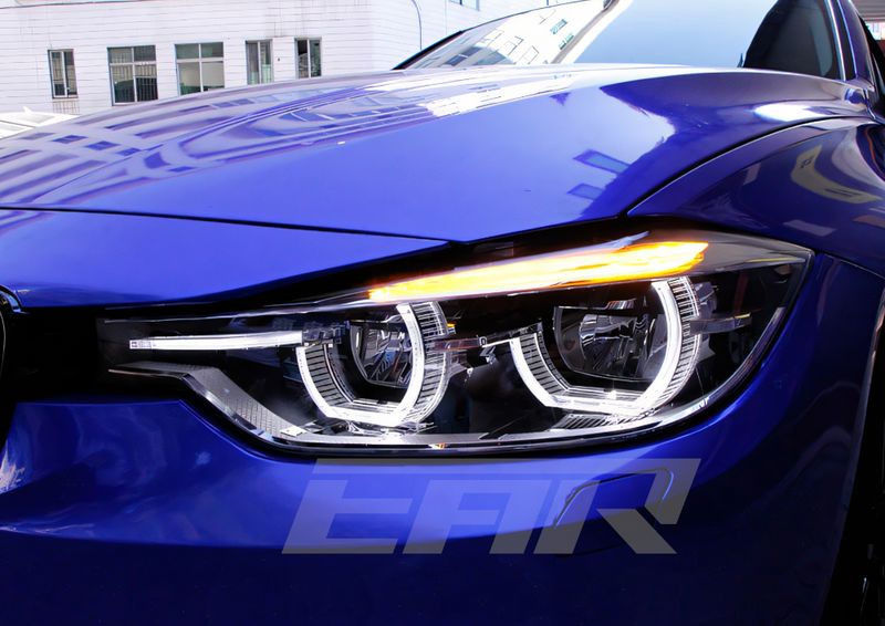 BMW 3 Series F30 LCI Style Angel LED Headlights (2011 - 2019) (Plug & Play) - Euro Active Retrofits