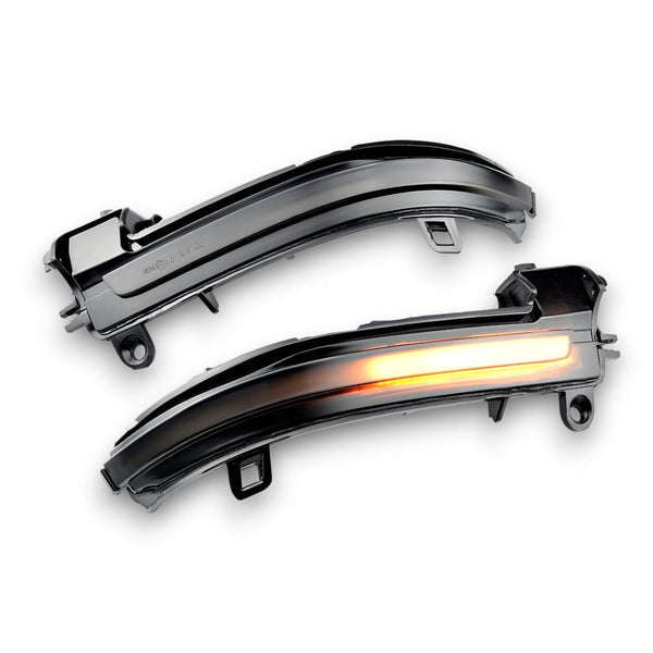EuroLuxe BMW 1, 2, 3 & 4 Series (F2X/F3X) Dynamic Sequential Smoked Mirror Indicator Blinker - Euro Active Retrofits