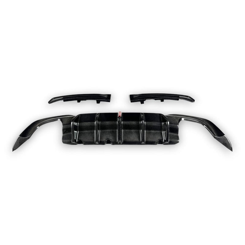 ECI+ BMW 3 Series G20/G28 LED Karbel Style Rear Diffuser | Carbon Fiber / Forged Carbon | 2019 - 2022 - Euro Active Retrofits