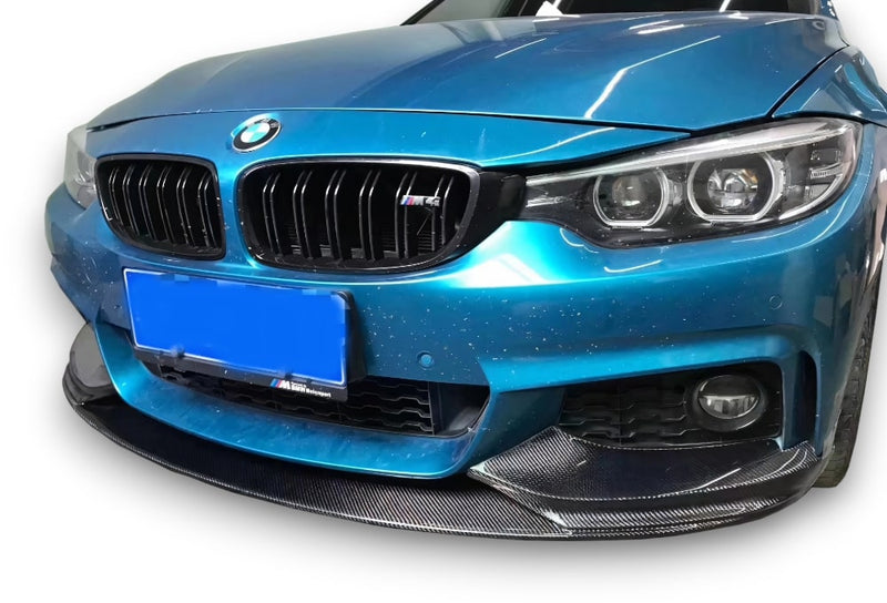 ECI+ BMW 4 Series F32/F33/F36 M Performance Style Front Lip | Carbon Fiber / Forged Carbon - Euro Active Retrofits