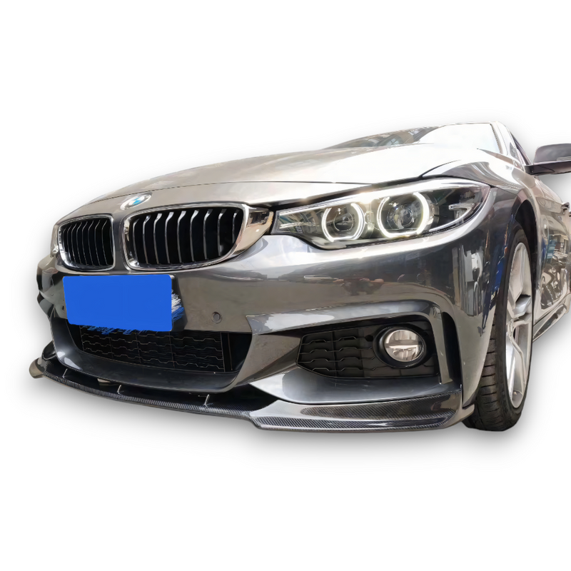 ECI+ BMW 4 Series F32/F33/F36 V Style Front Lip  Carbon Fiber / Forged  Carbon - Euro Active Retrofits