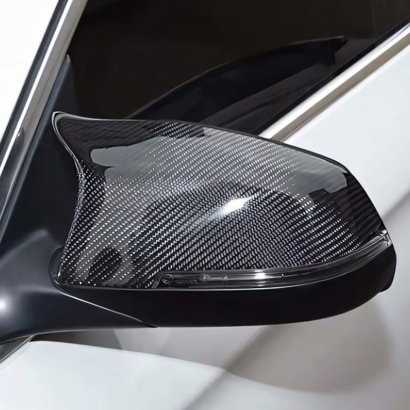 ECI+ BMW 5, 6 & 7 Series LCI (F10/F11/F18/F07/F06/F12/F13/F01/F02) M Style Mirror Cap Replacement | Carbon Fiber | 2013 - 2017 - Euro Active Retrofits