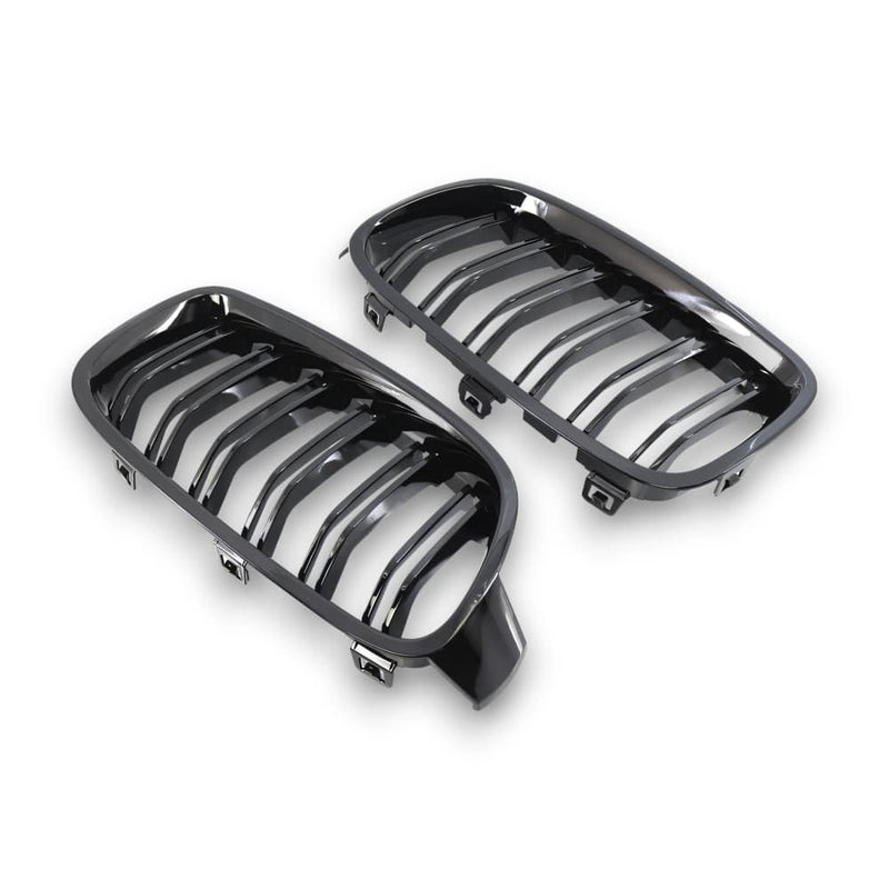 EBI BMW Front Kidney Grille 3 Series F30/F31/F35, Gloss Black, Carbon  Fiber