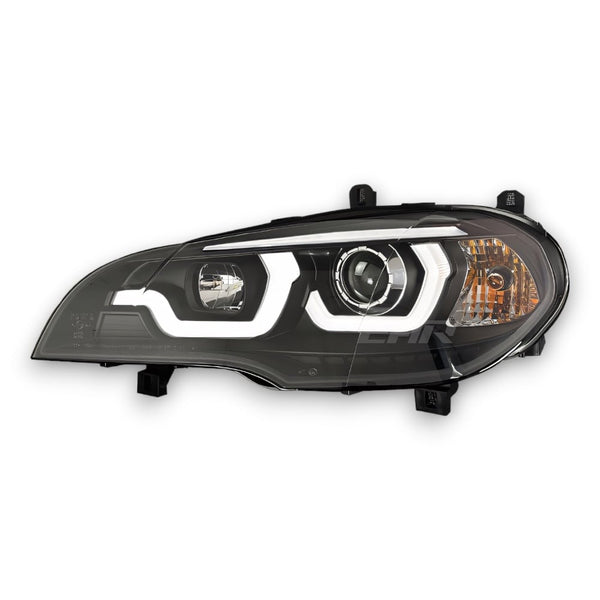 EuroLuxe BMW X5 E70 Xenon Angel LED Headlights (2007 - 2013) (Plug & Play) - Euro Active Retrofits