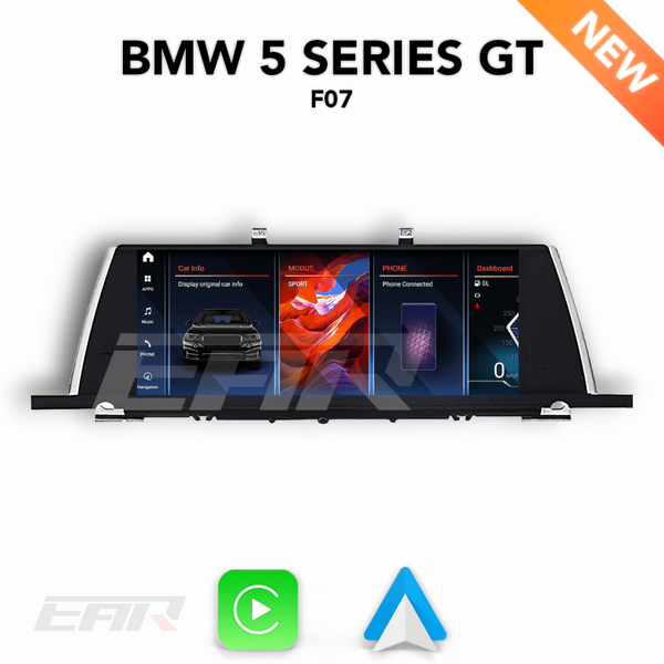 BMW iDrive 8 Android 12.0 5 Series GT (F07) Multimedia 10.25"/12.3" Touchscreen Display + Built-In Wireless Carplay & Android Auto | 2011 - 2018 | LHD/RHD - Euro Active Retrofits