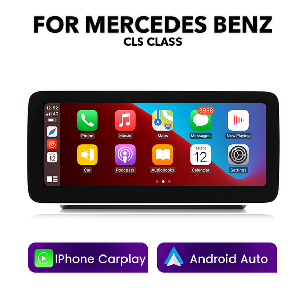 Mercedes Benz CLS Class W218 10.25" Touchscreen Display Upgrade + Built-In Wireless CarPlay & Wired Android Auto | 2010 - 2017 | (LHD | RHD) - Euro Active Retrofits