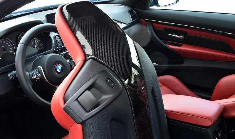 BMW Carbon Fiber Seat Back Set | F80 M3 & F82/F83 M4 - Euro Active Retrofits
