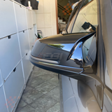 EBI BMW 1/2/3/4 Series (F2X/F3X) M Performance Style Mirror Cap Replacement | Gloss Black | Carbon Fiber Look - Euro Active Retrofits