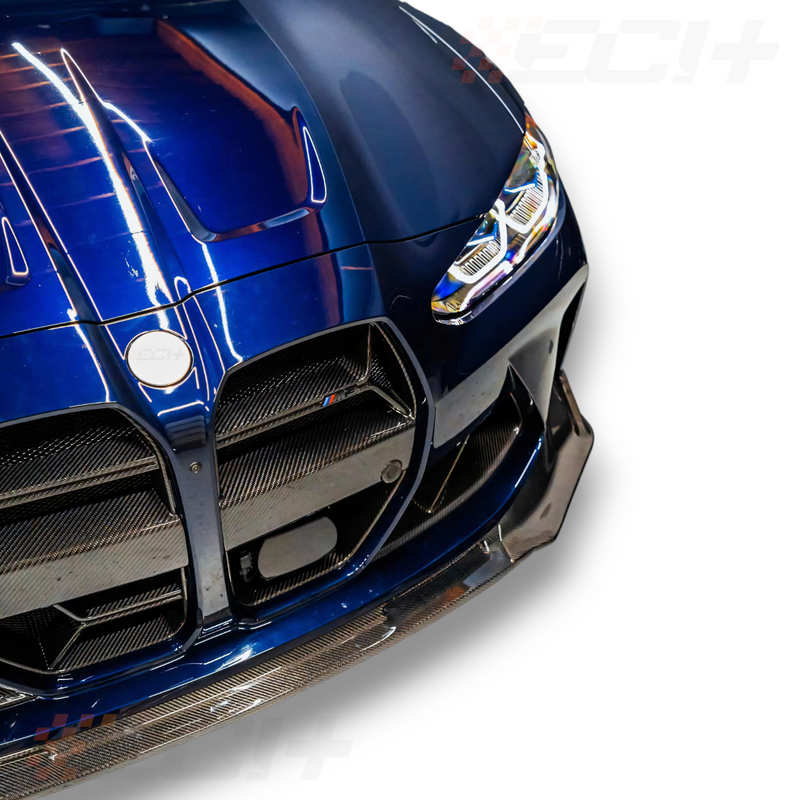 ECI+ BMW M3/M4 G80/G82/G83 Vorsteiner V Style Front Lip | Carbon Fiber / Forged Carbon - Euro Active Retrofits