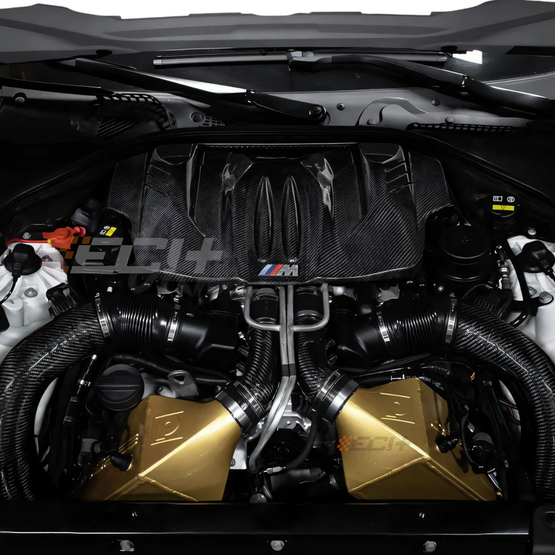 ECI+ BMW M5/M6 F10/F06/F12/F13 Carbon Fiber Engine Cover - Euro Active Retrofits