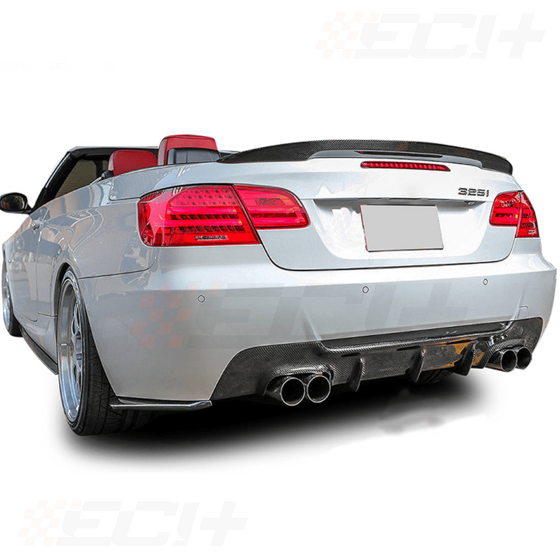 ECI+ BMW 3 Series E92 M-Tech Rear Diffuser | Carbon Fiber / Forged Carbon - Euro Active Retrofits