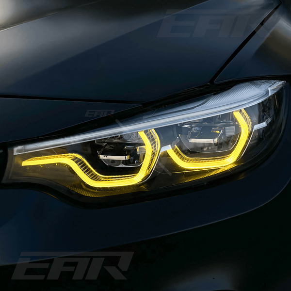 EuroLuxe BMW F32/F33/F36 4 Series CSL Yellow/RGB Headlight DRL Module Upgrade | 2013 - 2020 - Euro Active Retrofits