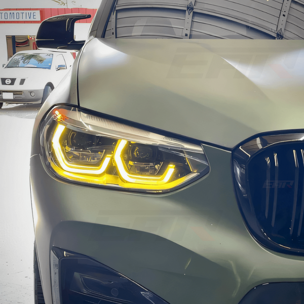 EuroLuxe BMW G01/G02/G03/F97/F98 X3, X4, X3M & X4M CSL Yellow/RGB Headlight DRL Module Upgrade | 2017 - 2023 - Euro Active Retrofits