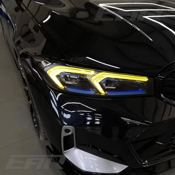 EuroLuxe BMW G20 LCI 3 Series CSL Yellow/RGB Headlight DRL Module Upgrade | 2023+ - Euro Active Retrofits