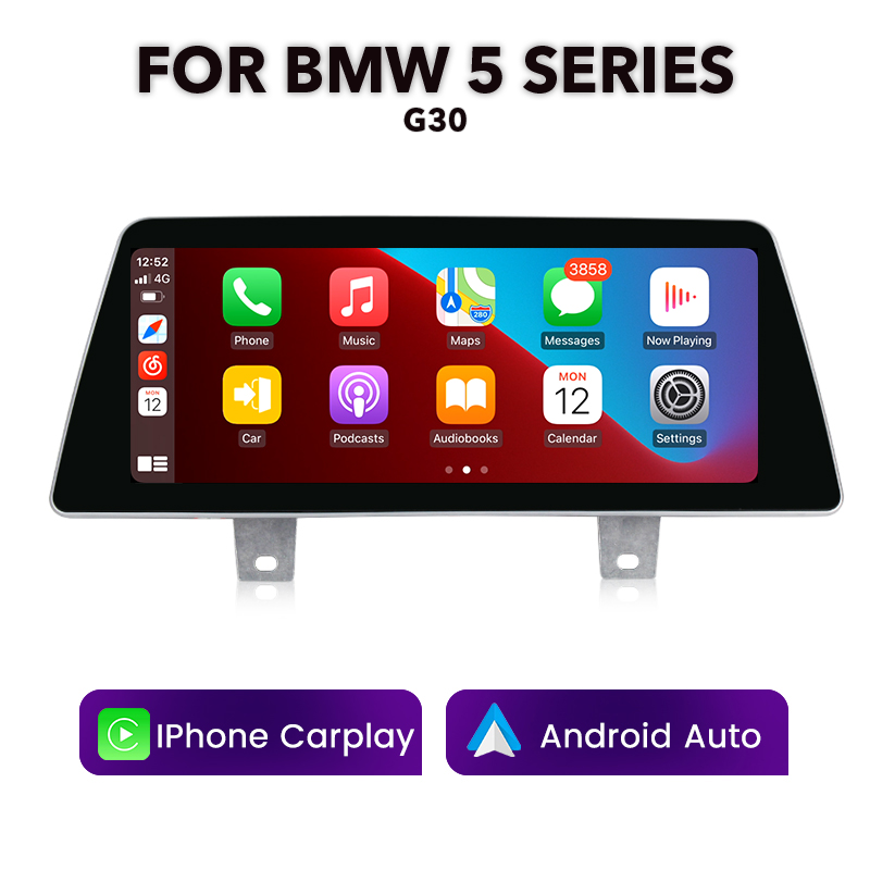 BMW G-Series 5 Series G30 2018 10.25" Multimedia Touchscreen Display + Built-in Wireless Carplay & Android Auto (LHD | RHD) - Euro Active Retrofits