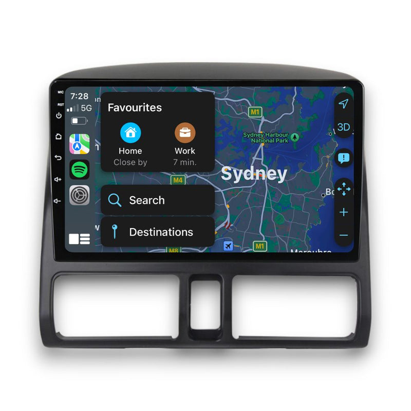 Honda CR-V (2000 - 2006) Multimedia 9" Touchscreen Display + Built-In Wireless Carplay & Android Auto