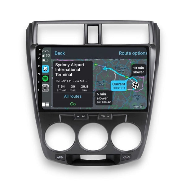 Honda City (2008 - 2013) Multimedia 10" Touchscreen Display + Built-In Wireless Carplay & Android Auto - Euro Active Retrofits AU