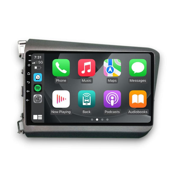 Honda Civic (2012 - 2015) Multimedia 9" Touchscreen Display + Built-In Wireless Carplay & Android Auto - Euro Active Retrofits AU