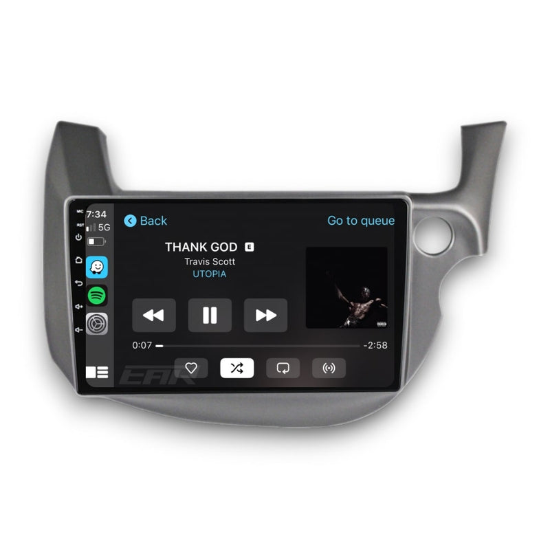 Honda Jazz (2008 - 2013) Multimedia 10" Touchscreen Display + Built-In Wireless Carplay & Android Auto