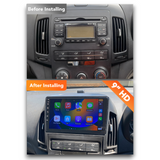 Hyundai i30 (2007 - 2012) Manual A/C Multimedia 9" Touchscreen Display + Built-In Wireless Carplay & Android Auto - Euro Active Retrofits