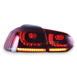 EuroLuxe Volkswagen Golf MK6 GTS Style Sequential Tail Lights - Euro Active Retrofits
