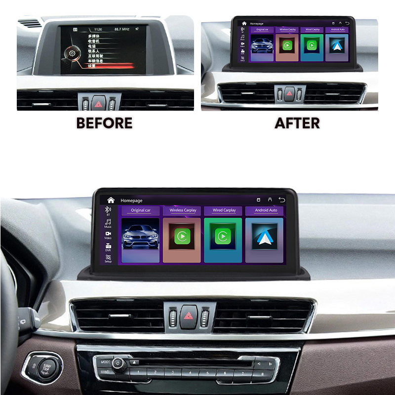 BMW F-Series X1 F48 2015 - 2017 10.25" Multimedia Touchscreen Display + Built-in Wireless Carplay & Android Auto (LHD | RHD) - Euro Active Retrofits