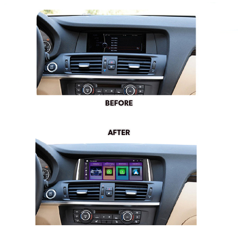 BMW F-Series X3/X4 F25/F26 2010 - 2017 8.8" Multimedia Display Screen + Built-in Wireless Carplay & Android Auto (LHD | RHD) - Euro Active Retrofits