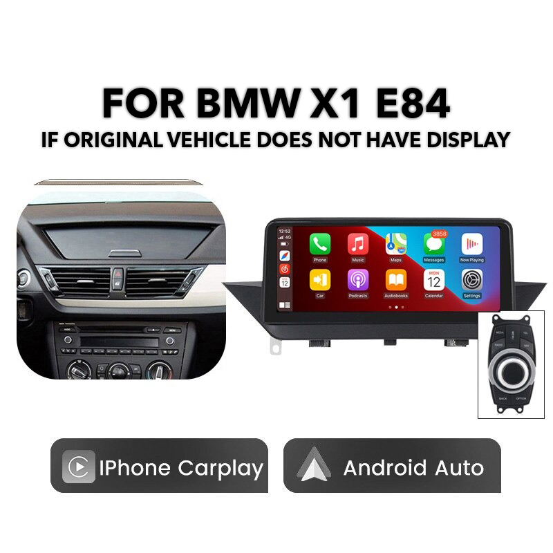 BMW E-Series X1 E84 2009 - 2015 10.25" Multimedia Display Screen + Built-in Wireless Carplay & Android Auto - Euro Active Retrofits
